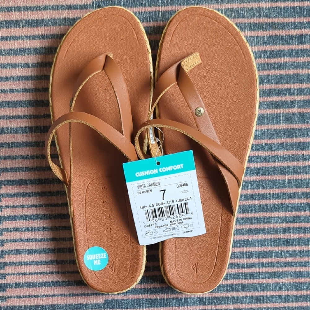 Reef Women's Brown Cushion Comfort Sandals
